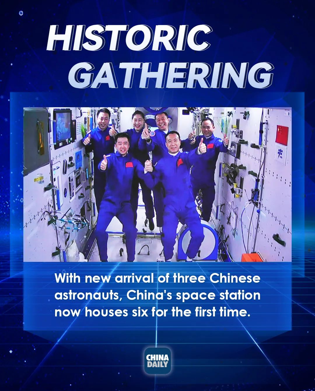 鲜素材l 月球探秘以后，中国航天航空飞速发展(神舟15 语法填空)