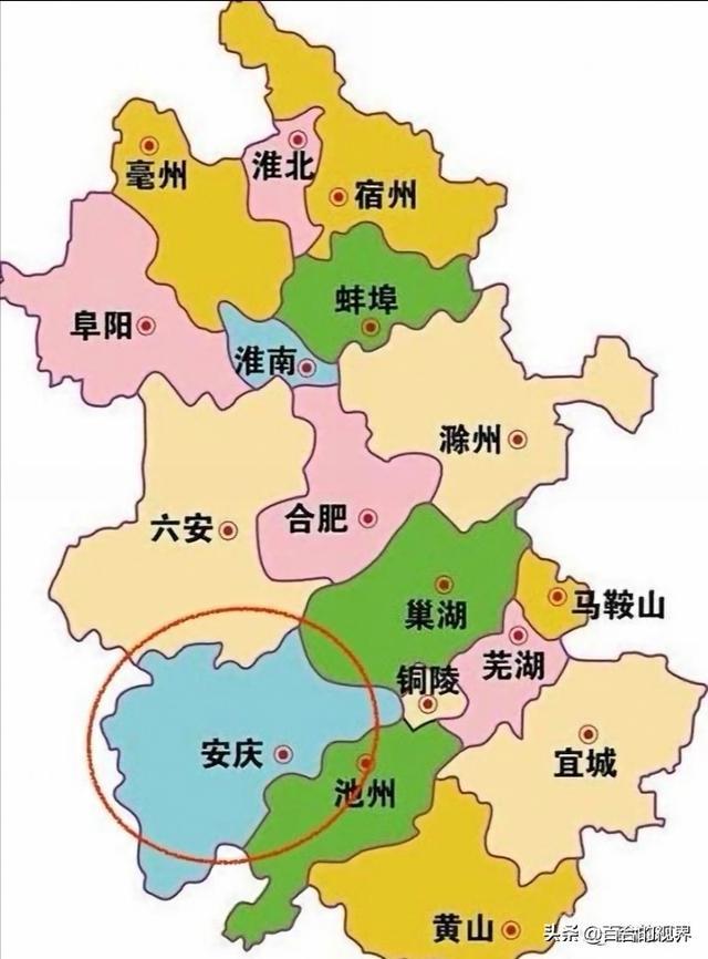 安徽省为何简称皖皖北皖中皖南如何分