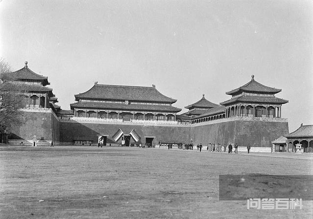 民国紫禁城阅兵现场，对比明朝朱元璋阅兵，秦始皇阅兵气势差很多