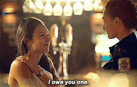 “I owe you one.”不是“我欠你个东西”！不要理解错了哦！插图1