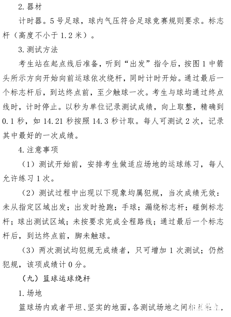 事关中考总分！河北中考体育怎么考？如何给分？有何要求？速览插图7