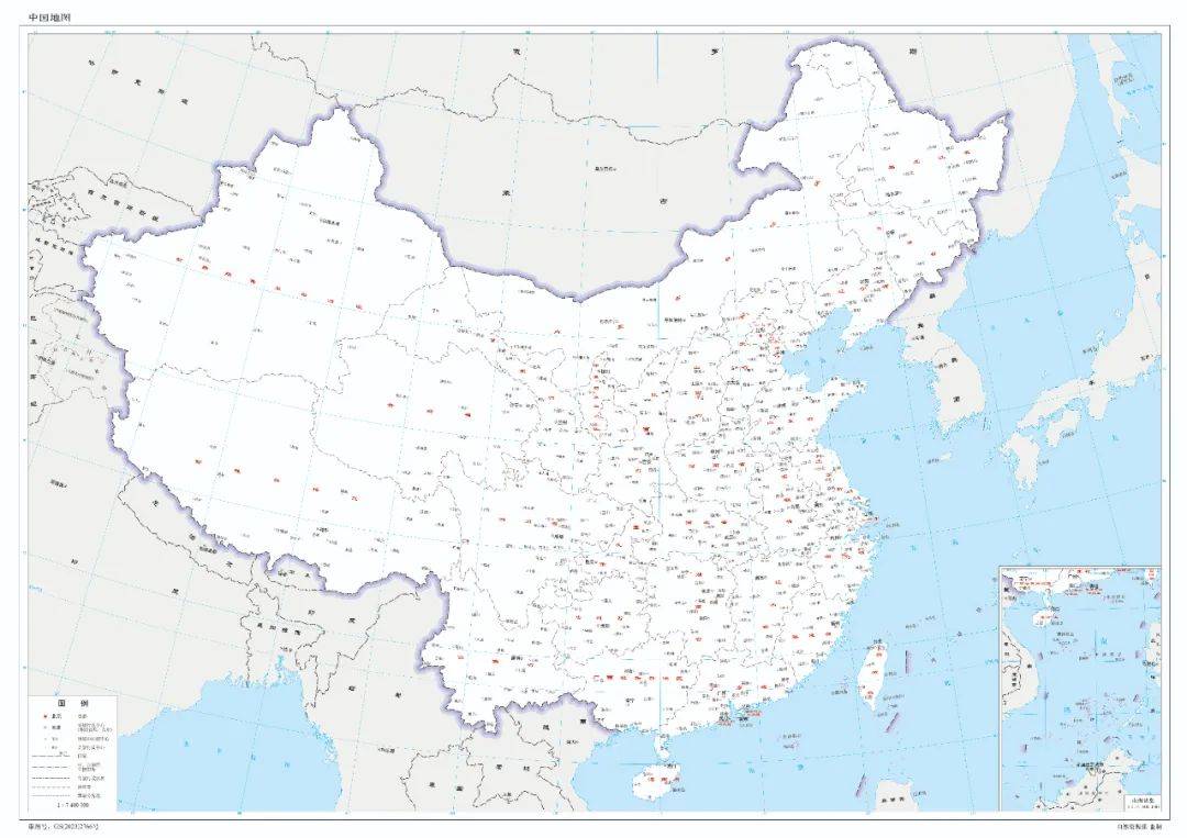 2023年版<strong>标准</strong>地图中国地图、湖南省地图、永州市地图发布