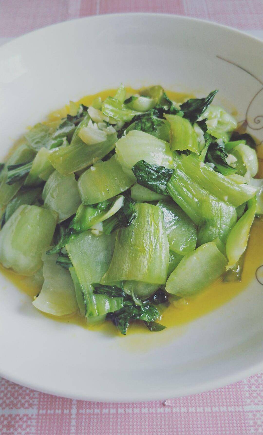 家常菜：蒜泥小青菜