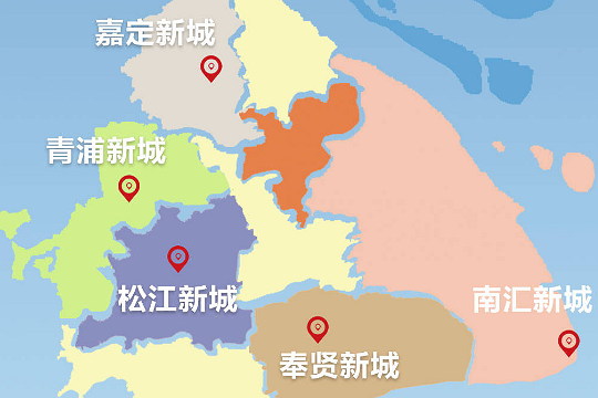 上海五大新城是哪