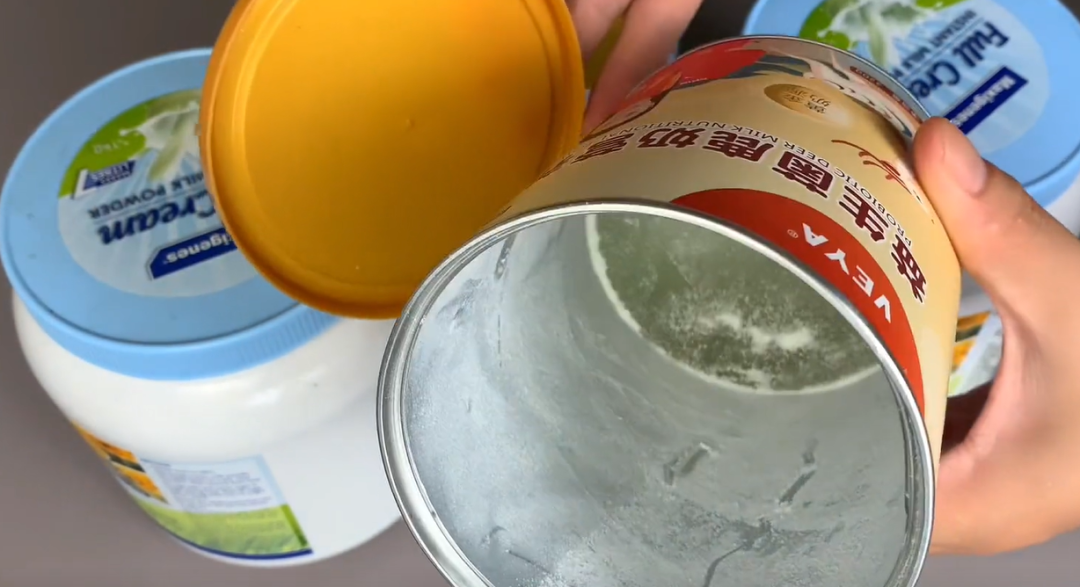 奶粉罐里的铝箔能卖钱吗_奶粉罐_奶粉罐废物利用工艺品